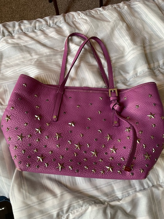 Jimmy Choo Handbags - Jimmy Choo Pink Star-Studded Tote